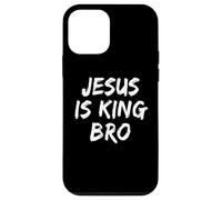 Custodia per iPhone 12 mini Gesù è il re Fratello Cristiano Credente Fede Bibbia Chiesa