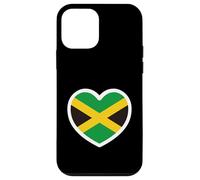 Custodia per iPhone 12 mini Giamaica Heart Independence Day Jamaican Pride Bandiera Giamaica