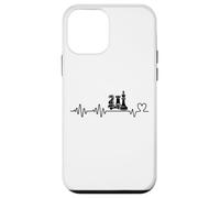 Custodia per iPhone 12 mini Giocatore di scacchi Battito cardiaco Uomini Donne Scacchi Divertenti