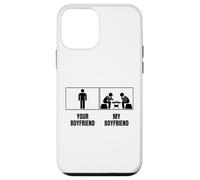 Custodia per iPhone 12 mini Giocatore di scacchi Il tuo ragazzo Il mio ragazzo Fidanzata Scacchi