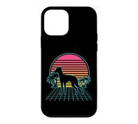 Custodia per iPhone 12 mini Giocattolo inglese Terrier Cane Vintage 80s Vaporwave