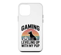 Custodia per iPhone 12 mini Gioco di livellamento con il mio cucciolo retrò