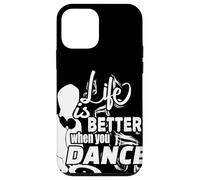 Custodia per iPhone 12 mini Giradischi DJ Note musicali House Techno