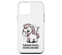 Custodia per iPhone 12 mini Girare pagine Cavalcando Sogni Carino Lettura
