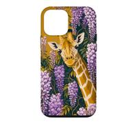 Custodia per iPhone 12 mini Glicine Giraffa Garden Tower