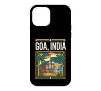 Custodia per iPhone 12 mini Goa India Bandiera Spiaggia Basilica Grafica Viaggio