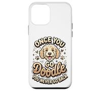 Custodia per iPhone 12 mini Goldendoodle Mom Goldendoodle Dad Once You Go Doodle Proprietario