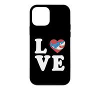 Custodia per iPhone 12 mini Grafica Shark Love Spelled Out With Heart