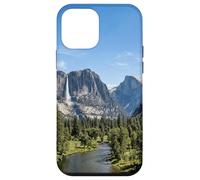 Custodia per iPhone 12 mini Grafico panoramico del paesaggio di viaggio delle scogliere di granito della Yosemite Valley