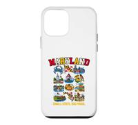 Custodia per iPhone 12 mini Granchio blu di Chesapeake Bay del Maryland Small State Big Pride