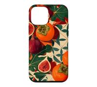Custodia per iPhone 12 mini Grappolo di frutteto di fichi e cachi
