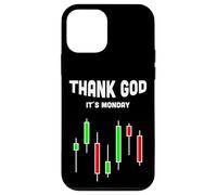 Custodia per iPhone 12 mini Grazie a Dio il suo lunedì Stock Trader Forex Candlestick