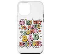 Custodia per iPhone 12 mini Groovy Retrò Divertente Sul Mio Modo Per Prendere Cattive Decisioni Vacanza