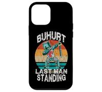 Custodia per iPhone 12 mini Guerriero medievale vintage Buhurt pieno contatto