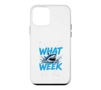 Custodia per iPhone 12 mini Guess What Week it is - Cool Cartoon Shark Graphic