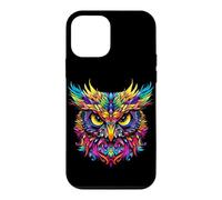 Custodia per iPhone 12 mini Gufo Colorato Colori Arcobaleno Pop Art Gufo Gufi