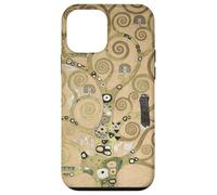 Custodia per iPhone 12 mini Gustav Klimt Albero della Vita Dipinto Botanico