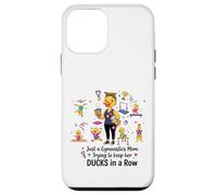 Custodia per iPhone 12 mini Gymnastics Mom Funny Ducks Gymnastics Mama