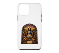 Custodia per iPhone 12 mini Ha preso i cinque pani e i due pesci Gesù Mosaico Art