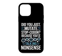 Custodia per iPhone 12 mini Hai appena mutato Stop Codon Divertente Biologia Dicendo
