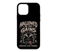 Custodia per iPhone 12 mini Hallowed Be Thy Gains Sollevamento pesi Fitness USA Bodybuilder