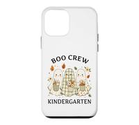 Custodia per iPhone 12 mini Halloween asilo Carino Retro Boo Crew Insegnante Studente