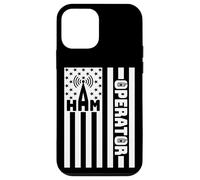 Custodia per iPhone 12 mini Ham Radio Operator | USA Flag Home Pride Amateur Radio
