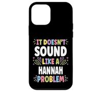 Custodia per iPhone 12 mini HANNAH Personalized Women's Gift Custom HANNAH