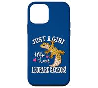 Custodia per iPhone 12 mini Happy Reptile Just A Girl Who Loves Leopard Geckos Lover