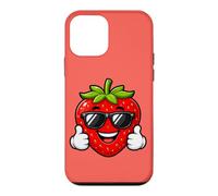 Custodia per iPhone 12 mini Happy Strawberry Pollice Up Summer Cool Vibes