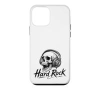 Custodia per iPhone 12 mini Hard Rock Skull Cuffie T-Shirt Heavy Metal Rock Fan