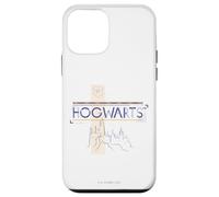 Custodia per iPhone 12 mini Harry Potter Hogwarts Castle Line Drawing