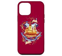 Custodia per iPhone 12 mini Harry Potter Watercolor Hogwarts Crest