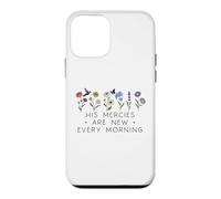 Custodia per iPhone 12 mini His Mercies are New Every Morning Bible Verse Christian God