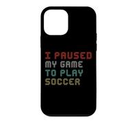 Custodia per iPhone 12 mini Ho messo in pausa il mio gioco per giocare a calcio divertente detti gamer
