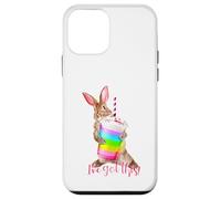 Custodia per iPhone 12 mini Ho questo simpatico frullato motivazionale a forma di coniglietto arcobaleno