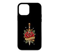 Custodia per iPhone 12 mini Hold Fast Dagger Rose Traditional Tattoo Flash Old Ink