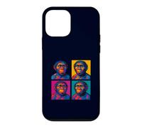 Custodia per iPhone 12 mini Homo Habilis Pop Art Evoluzione umana precoce Handy Man