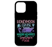 Custodia per iPhone 12 mini Honeymoon Cruise 2026 Just Married Matching Couples Vacation
