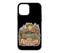 Custodia per iPhone 12 mini Hooked On Crochet rana uncinetto lana