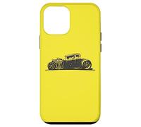 Custodia per iPhone 12 mini Hot Rod Rust Racer Vintage Graphic Old Muscle Car