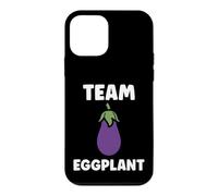 Custodia per iPhone 12 mini Humor food eggplant simple team eggplant