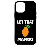 Custodia per iPhone 12 mini Humor mangoes cute fruit minimalist simple let that mango