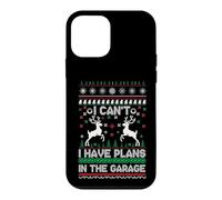 Custodia per iPhone 12 mini I Can't I Have Plans in The Garage Ugly Christmas