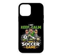 Custodia per iPhone 12 mini I Can't Keep Calm Soccer Game Day Giocatore