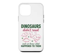 Custodia per iPhone 12 mini I dinosauri non hanno letto divertenti apprendimento preistorico