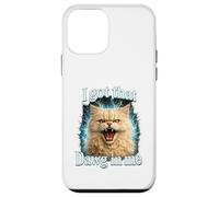 Custodia per iPhone 12 mini I Got That Dawg In Me Cat Shirt Funny Angry Tabby Maine Coon