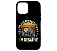 Custodia per iPhone 12 mini I Had My Patience Tested I'm Negative Sarcastico Opossum