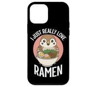 Custodia per iPhone 12 mini I Just Really Love Ramen Sparrow Noodles Bowl Cup Soup Japan