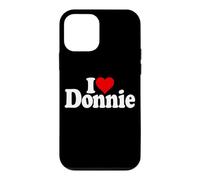 Custodia per iPhone 12 mini I LOVE HEART DONNIE DON DONALD NOME SU UN TEE